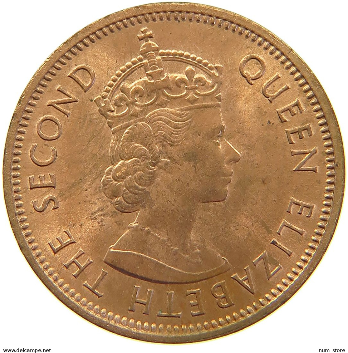 MAURITIUS 2 CENTS 1969 Elizabeth II. (1952-2022) #s023 0309 - Maurice