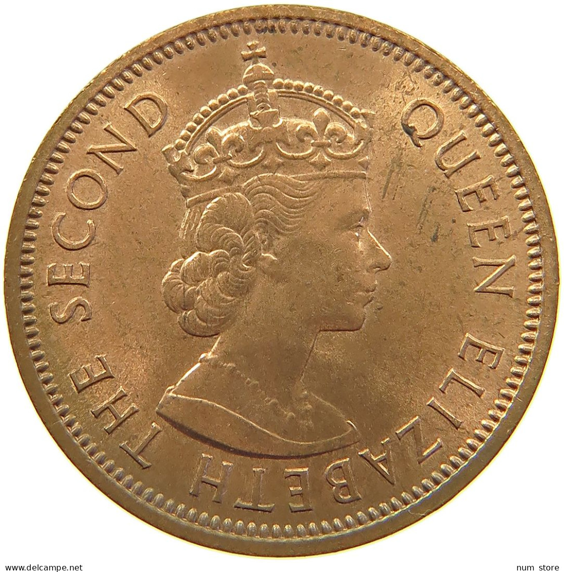 MAURITIUS 2 CENTS 1969 Elizabeth II. (1952-2022) #s023 0281 - Mauritius