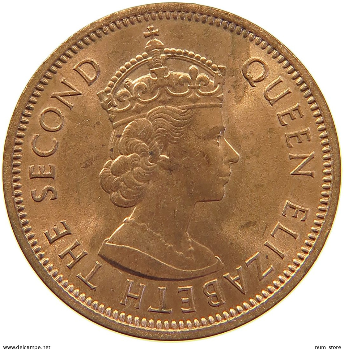 MAURITIUS 2 CENTS 1969 Elizabeth II. (1952-2022) #s023 0291 - Maurice