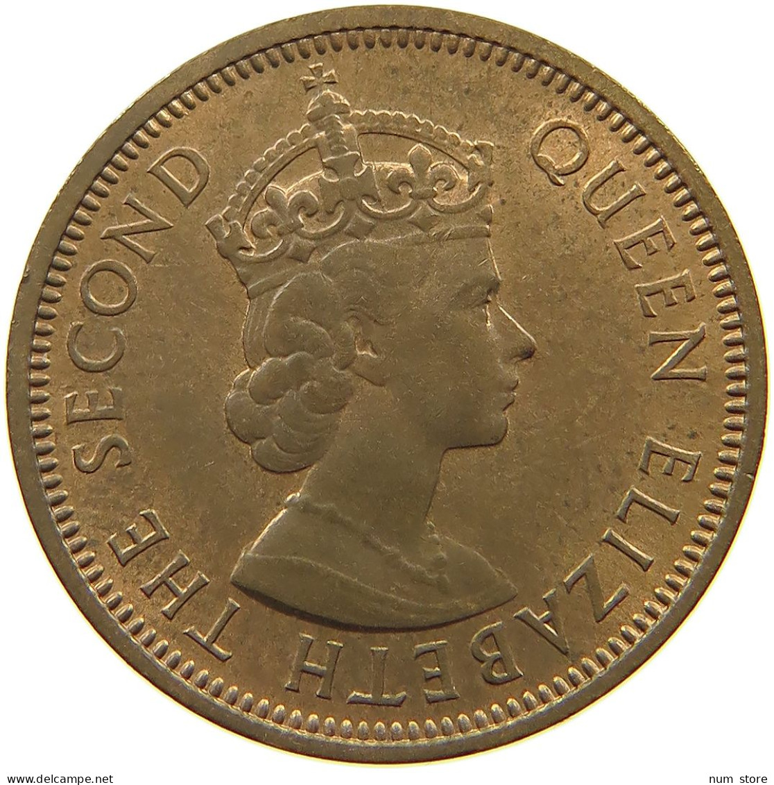 MAURITIUS 2 CENTS 1959 Elizabeth II. (1952-2022) #a095 0483 - Maurice