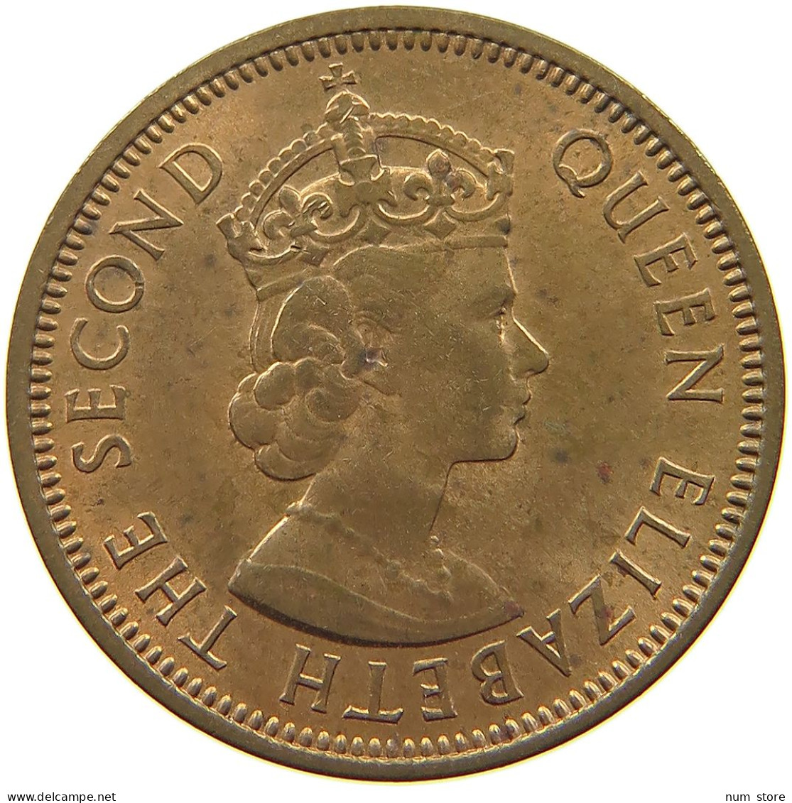 MAURITIUS 2 CENTS 1959 Elizabeth II. (1952-2022) #a095 0477 - Maurice