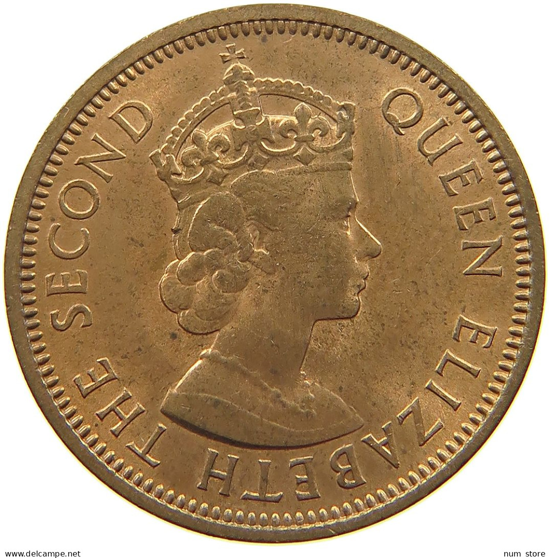 MAURITIUS 2 CENTS 1959 Elizabeth II. (1952-2022) #a095 0467 - Maurice