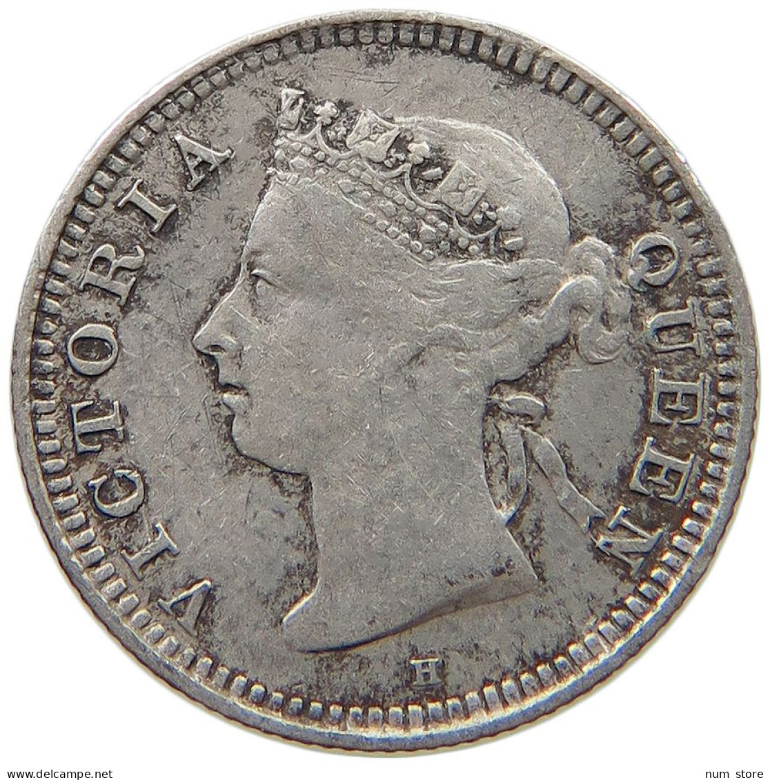 MAURITIUS 10 CENTS 1889 Victoria 1837-1901 #t111 1353 - Mauricio