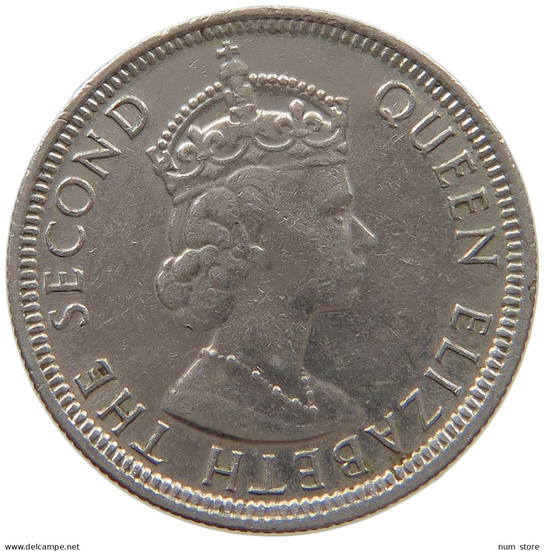 MAURITIUS 1/4 RUPEE 1975 Elisabeth II. (1952-) #t152 0363 - Mauritius