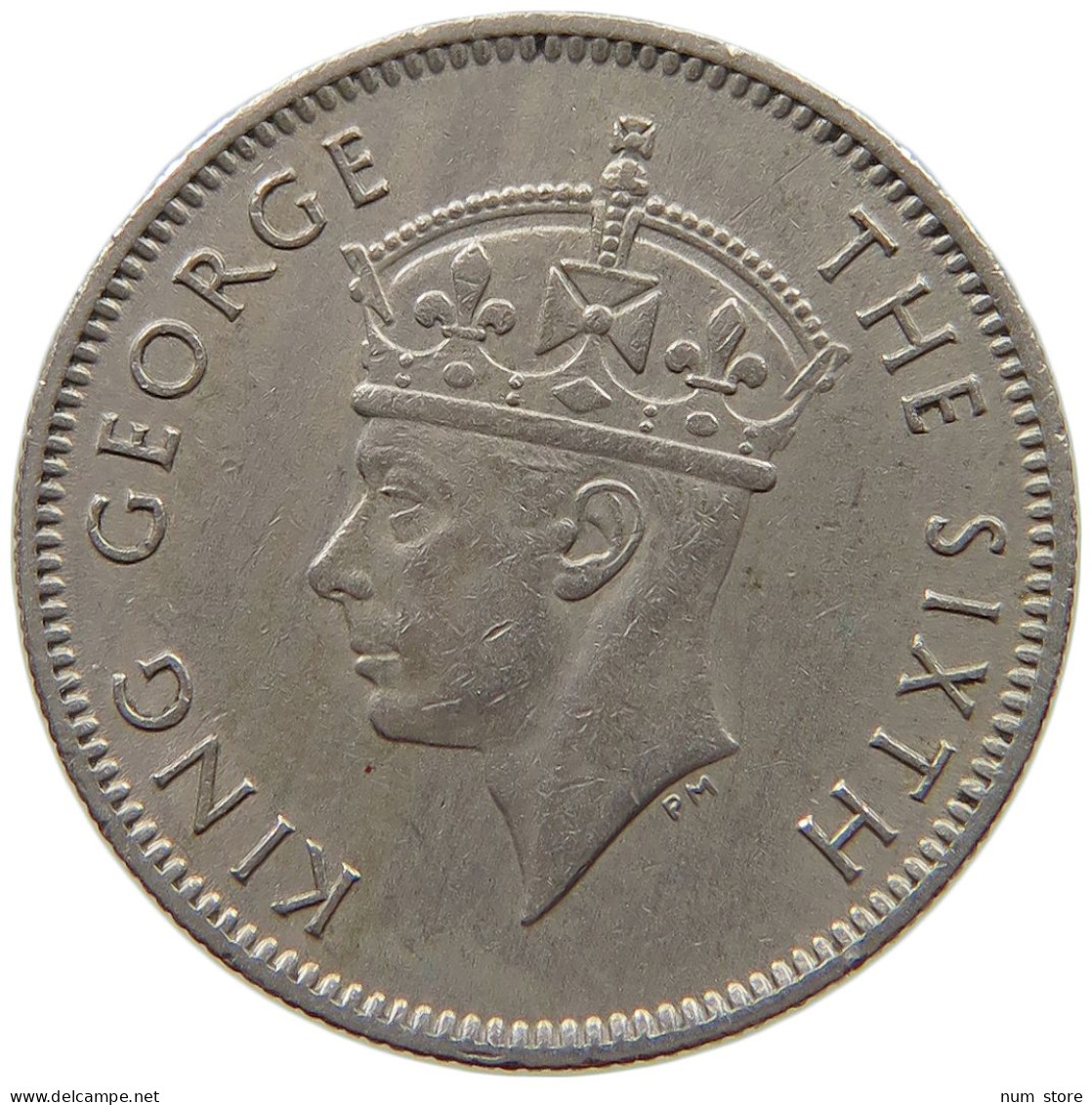 MAURITIUS 1/4 RUPEE 1951 George VI. (1936-1952) #a090 0445 - Mauricio