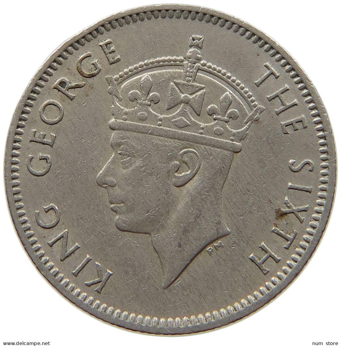 MAURITIUS 1/4 RUPEE 1950 George VI. (1936-1952) #a090 0443 - Maurice