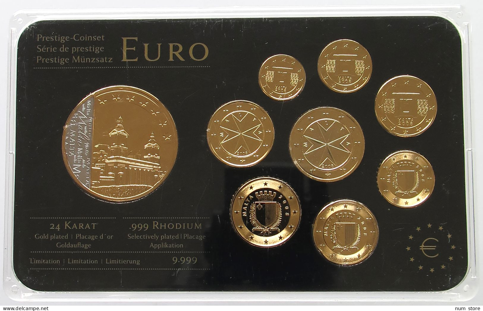 MALTA SET 2008 2008 RHODIUM #bs17 0021 - Malte