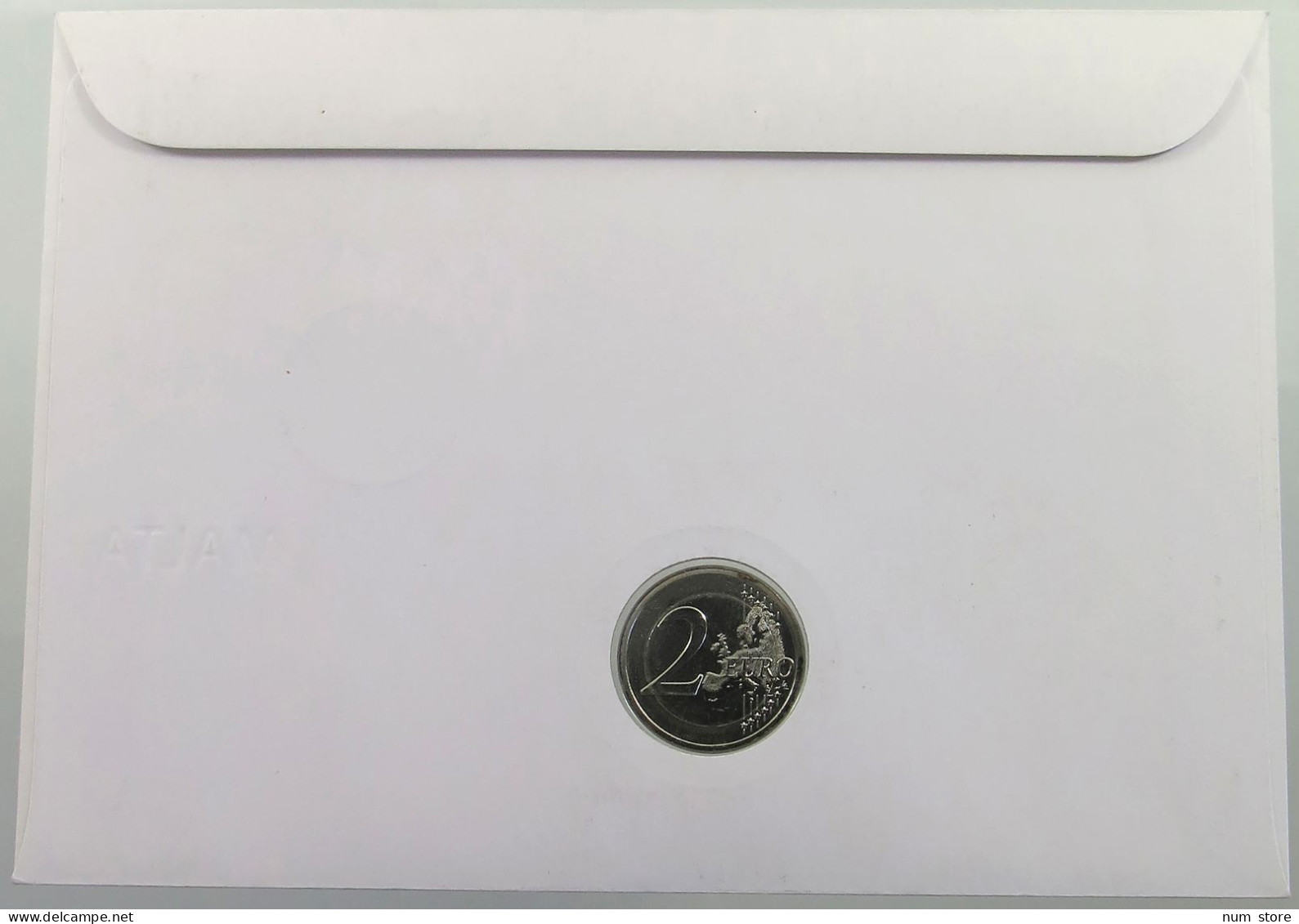 MALTA STATIONERY 2 EURO 2012 SILVERED #ns03 0117 - Malta