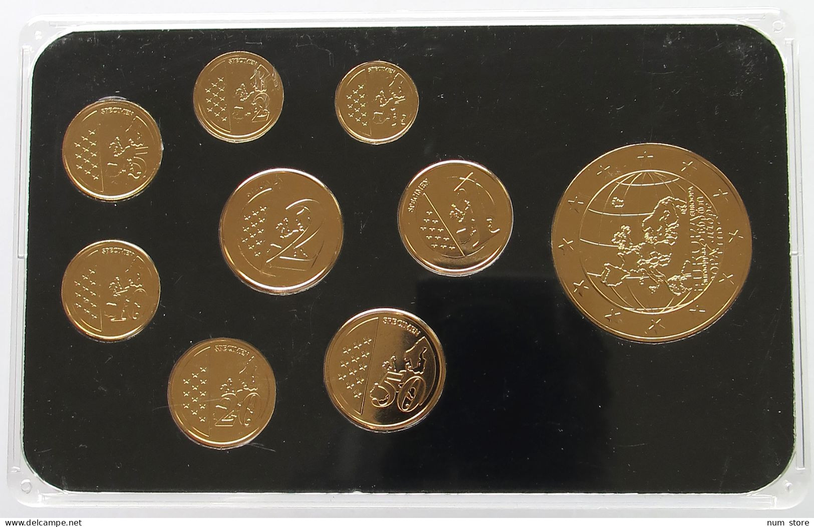 MALTA SET 2007 2007 RHODIUM SPECIMEN #bs17 0007 - Malta