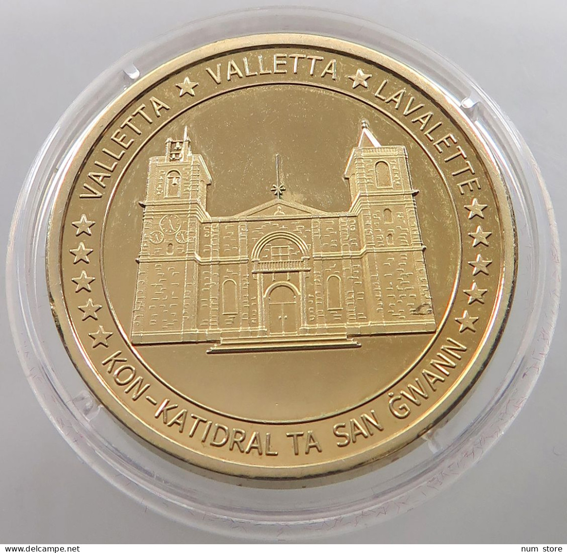 MALTA MEDAL  VALLETTA CATHEDRAL #sm06 0637 - Malte