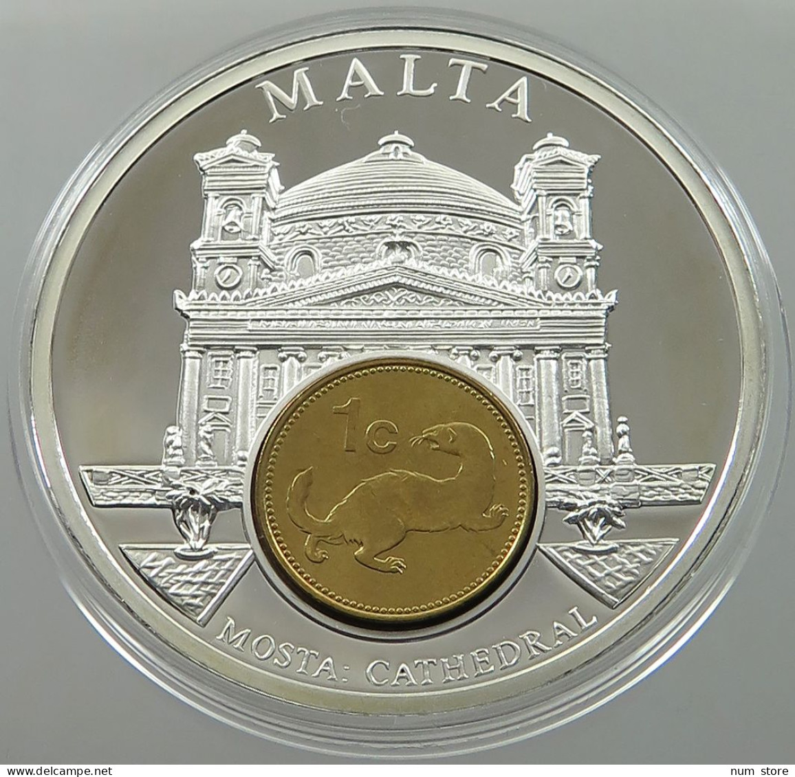 MALTA MEDAL  MOSTA CATHEDRAL #sm08 0455 - Malte