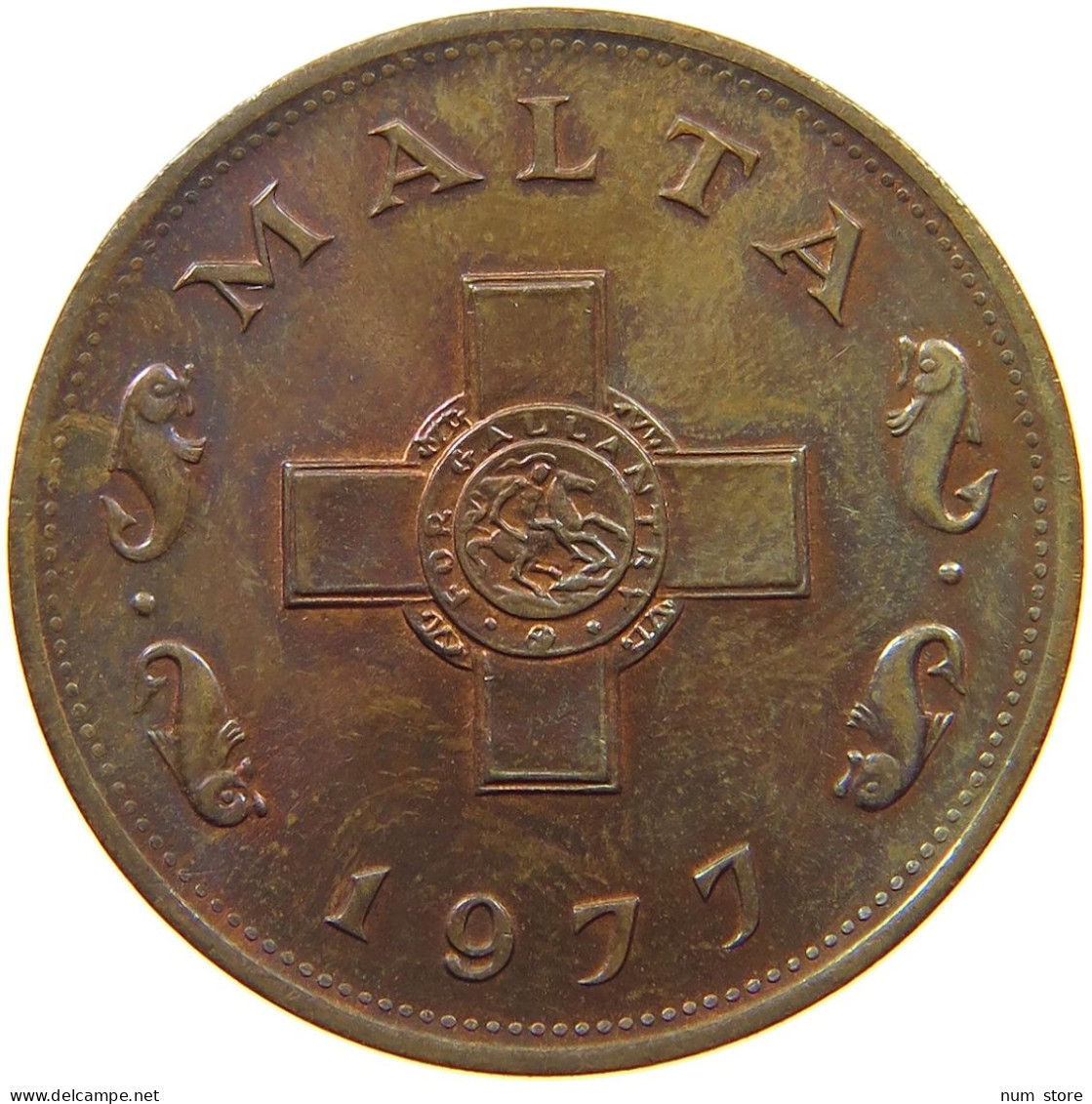 MALTA CENT 1977  #s067 0253 - Malta