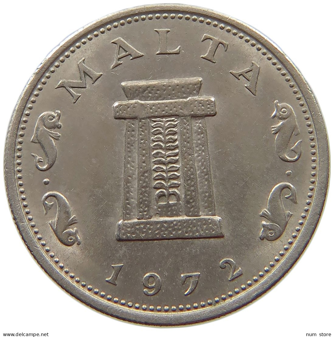 MALTA 5 CENTS 1972  #s072 0595 - Malte