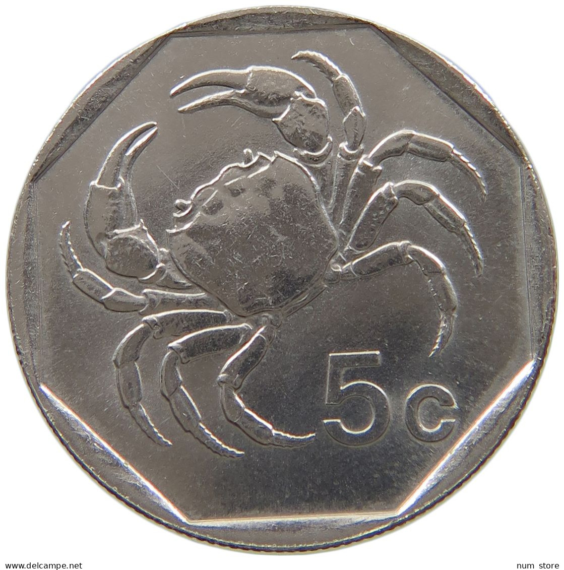 MALTA 5 CENTS 1991  #a073 0057 - Malta