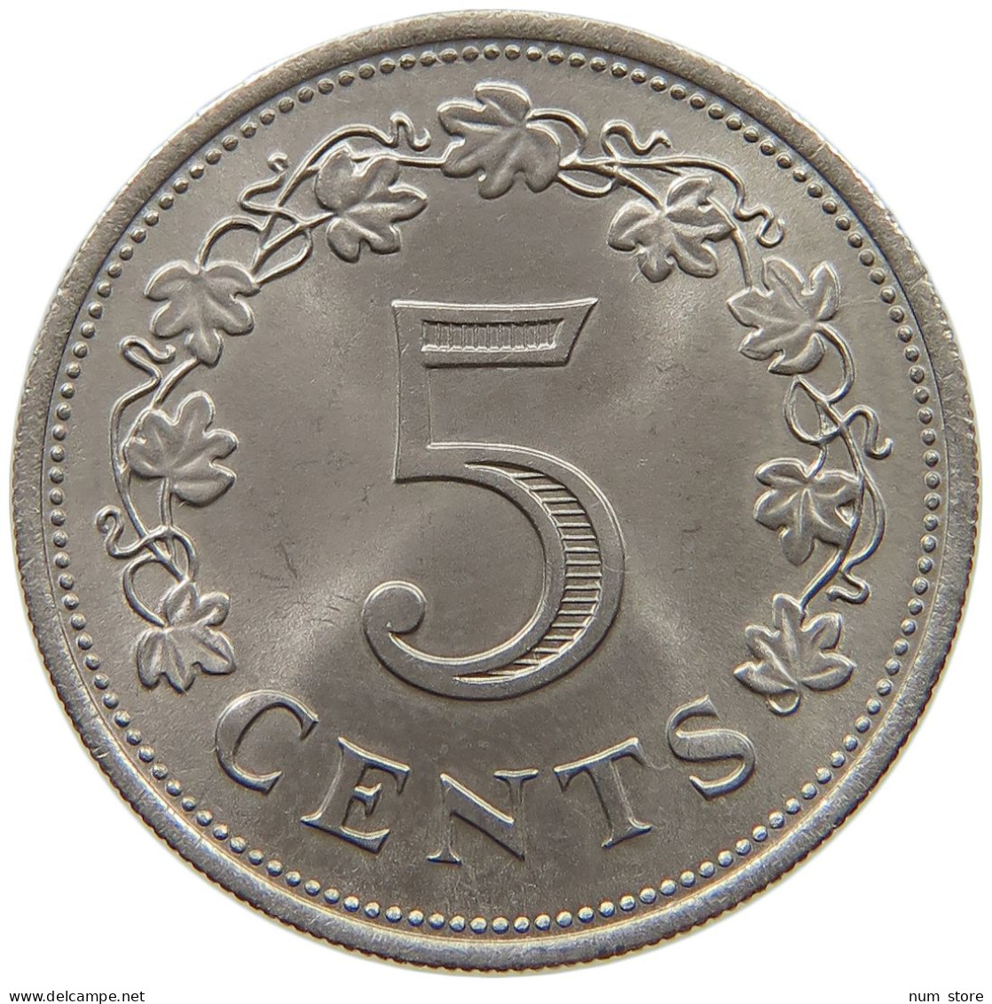 MALTA 5 CENTS 1972  #s056 0113 - Malte