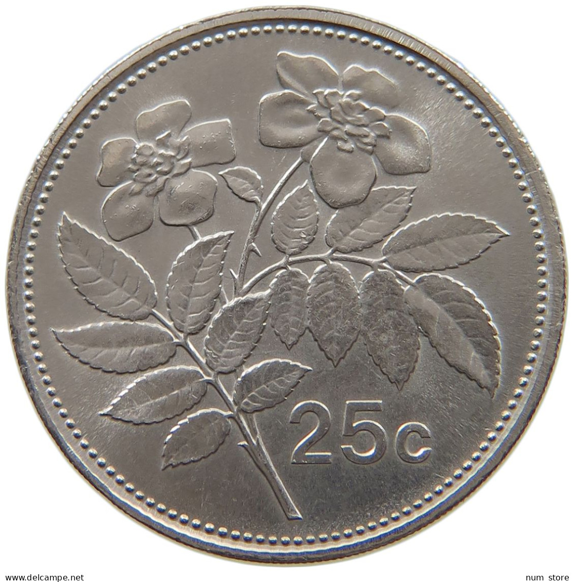 MALTA 25 CENTS 1991  #a072 0193 - Malta