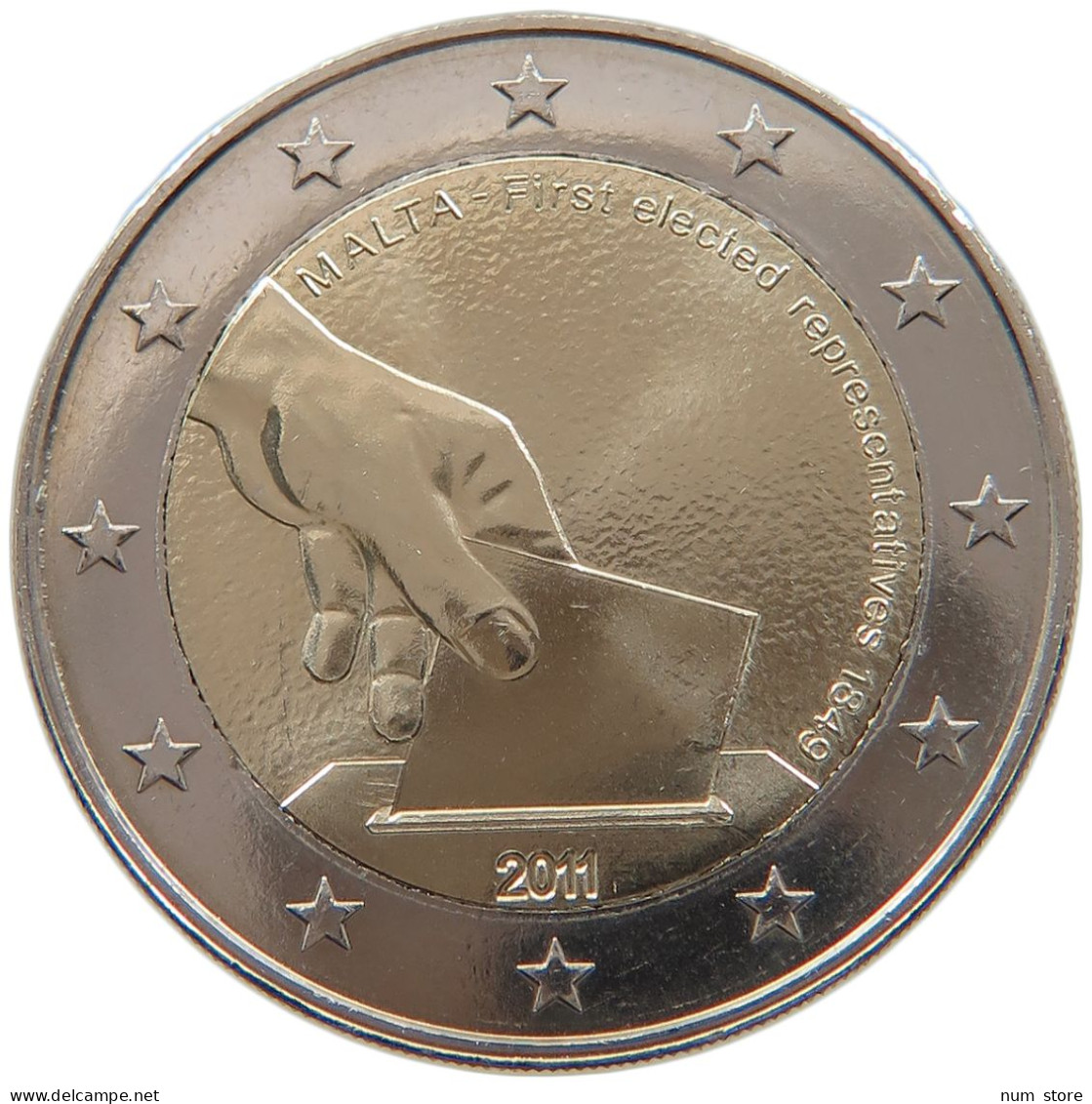 MALTA 2 EURO 2011  #alb064 0447 - Malte