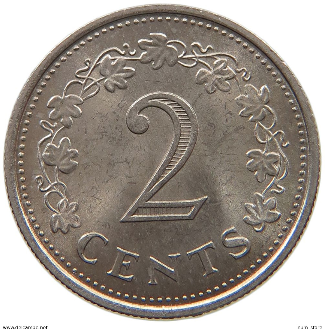 MALTA 2 CENTS 1972  #s065 0711 - Malte