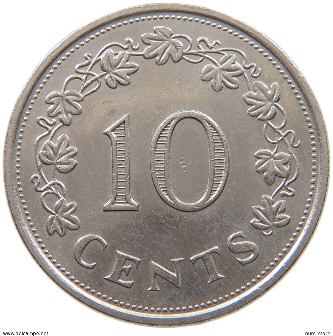 MALTA 10 CENTS 1972  #s065 0093 - Malta