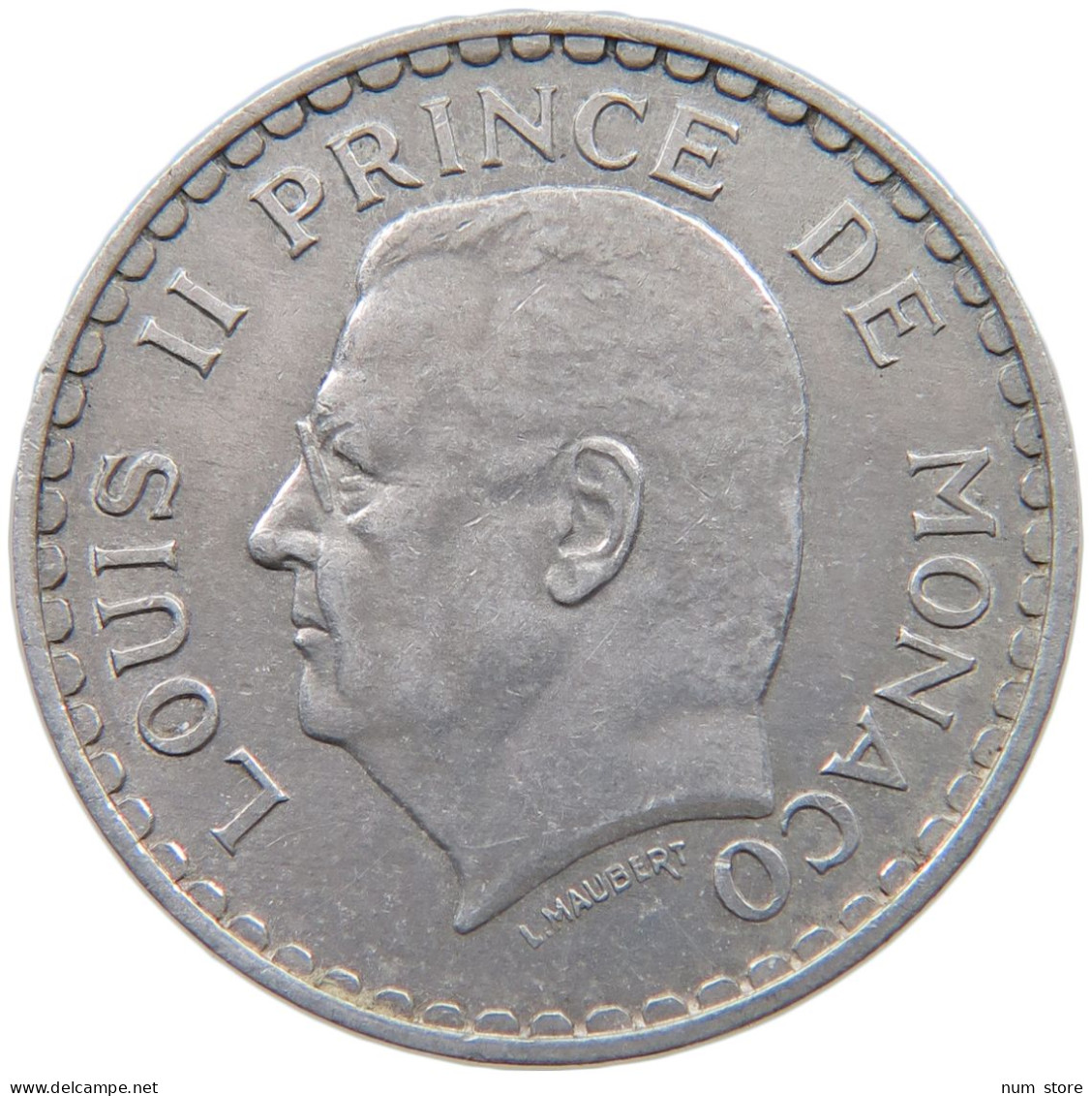 MONACO 5 FRANCS 1945 LOUIS II. (1922-1949) #sm05 0549 - 1922-1949 Louis II.