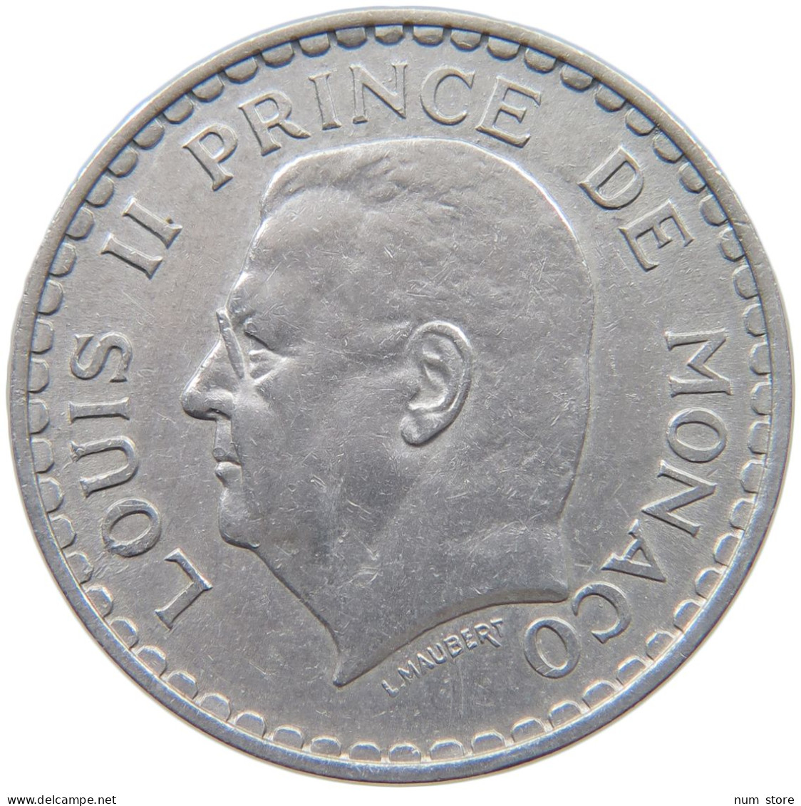 MONACO 5 FRANCS 1945 LOUIS II. (1922-1949) #c035 0373 - 1922-1949 Louis II.