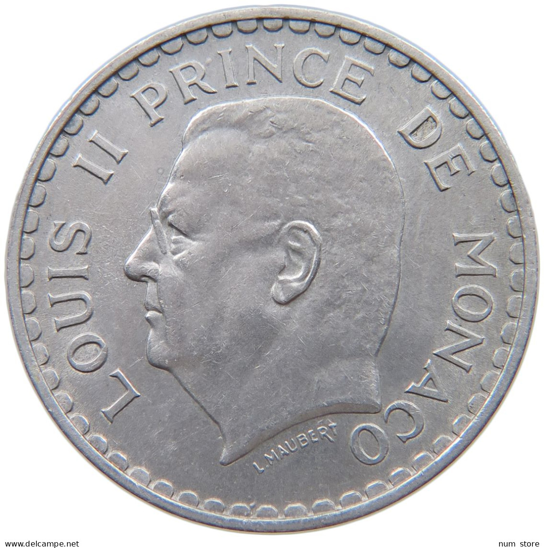 MONACO 5 FRANCS 1945 LOUIS II. (1922-1949) #a065 0171 - 1922-1949 Louis II