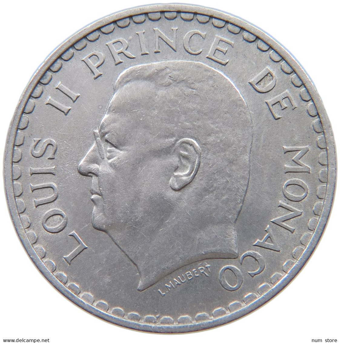 MONACO 5 FRANCS 1945 LOUIS II. (1922-1949) #a065 0171 - 1922-1949 Louis II.