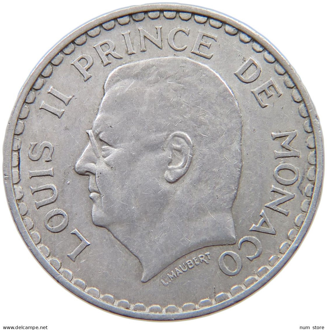 MONACO 5 FRANCS 1945 LOUIS II. (1922-1949) #c061 0159 - 1922-1949 Louis II
