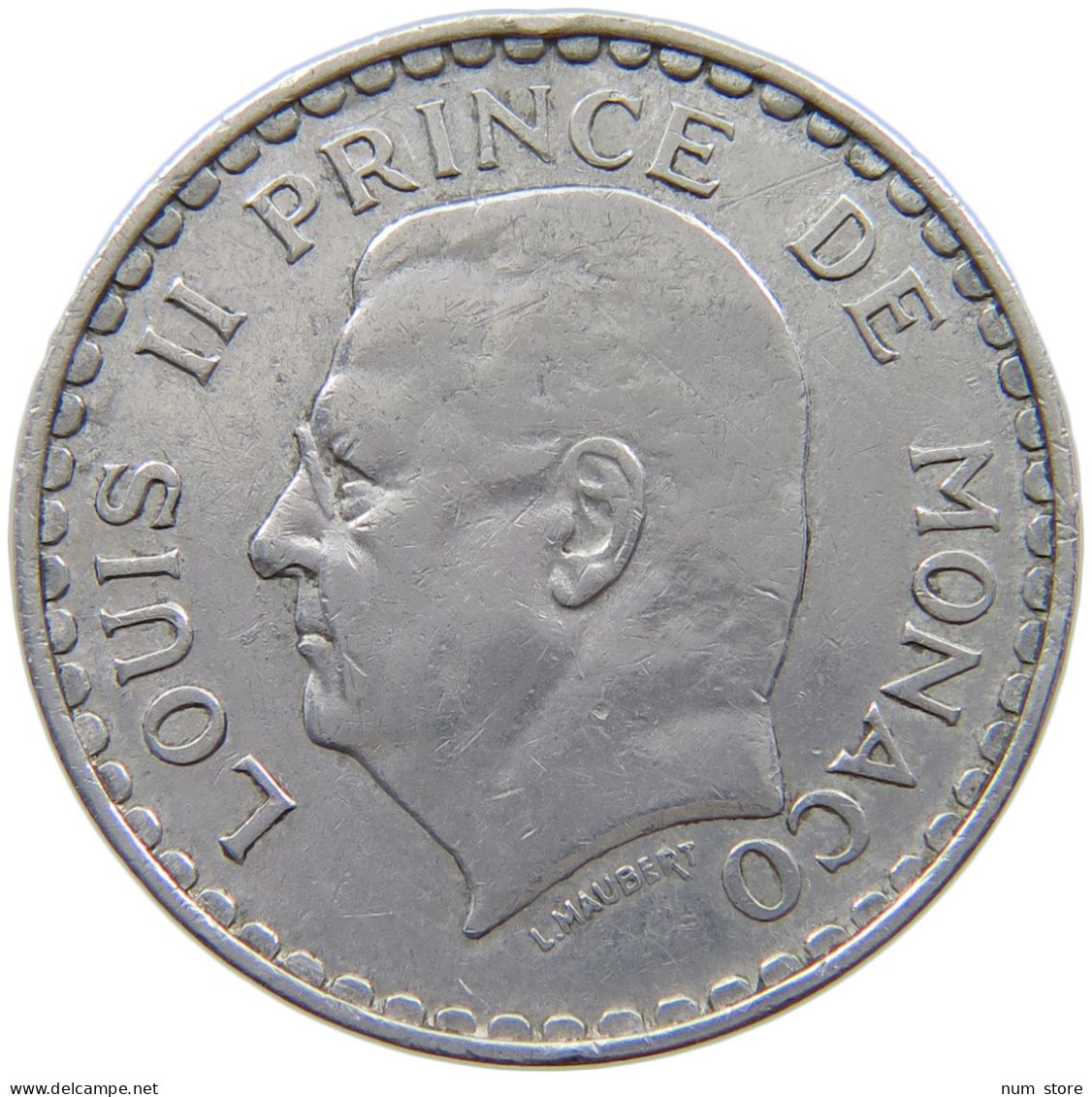 MONACO 5 FRANCS 1945 LOUIS II. (1922-1949) #a079 0023 - 1922-1949 Louis II