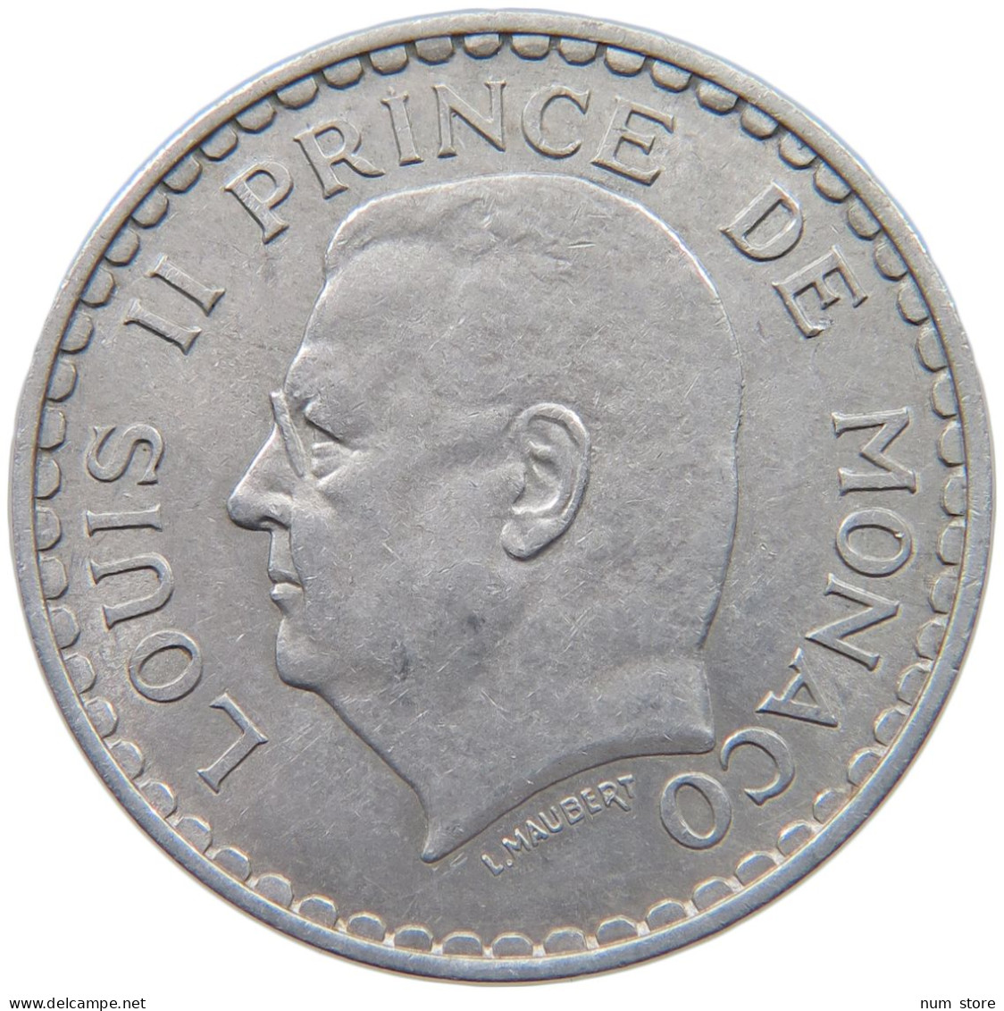 MONACO 5 FRANCS 1945 LOUIS II. (1922-1949) #c007 0389 - 1922-1949 Louis II