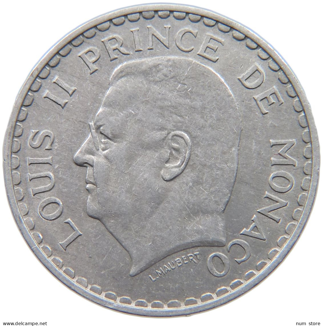 MONACO 5 FRANCS 1945 LOUIS II. (1922-1949) #c016 0611 - 1922-1949 Louis II