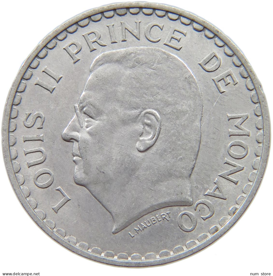 MONACO 5 FRANCS 1945 LOUIS II. (1922-1949) #s060 0301 - 1922-1949 Luigi II