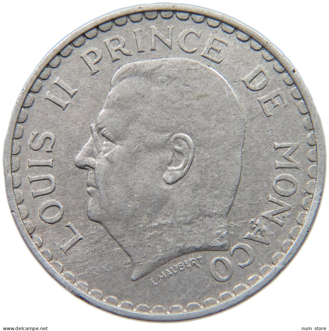 MONACO 5 FRANCS 1945 LOUIS II. (1922-1949) #c014 0509 - 1922-1949 Louis II.