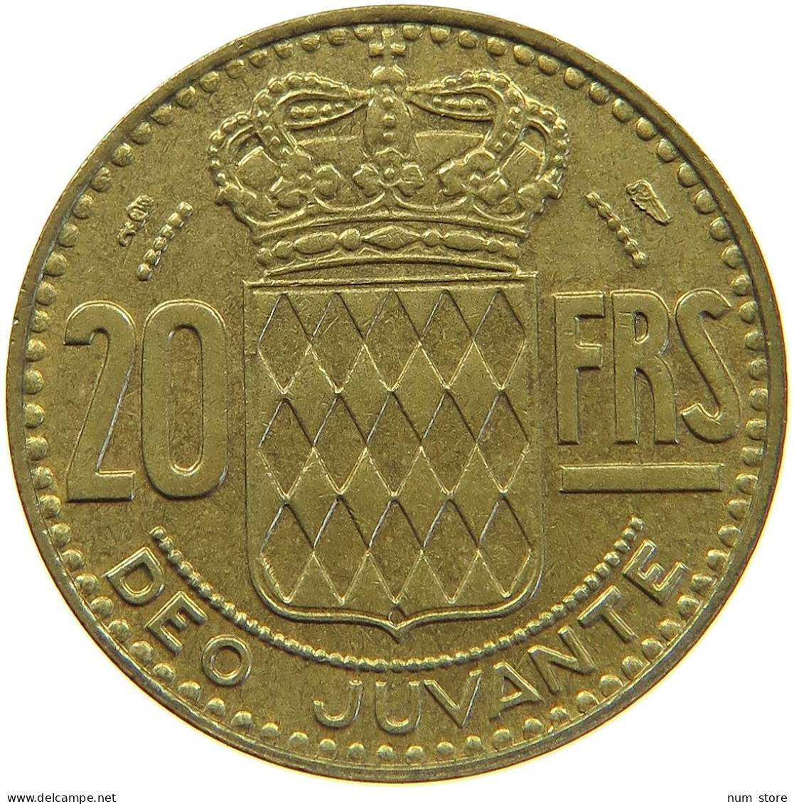 MONACO 20 FRANCS 1951 Rainier III. (1949-2005) #c038 0513 - 1949-1956 Oude Frank