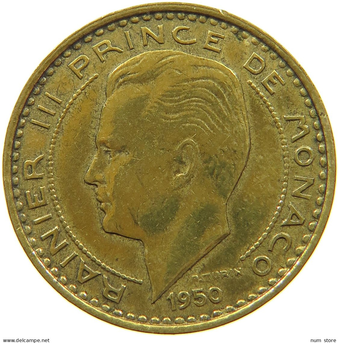 MONACO 20 FRANCS 1950 Rainier III. (1949-2005) #a094 0697 - 1949-1956 Franchi Antichi