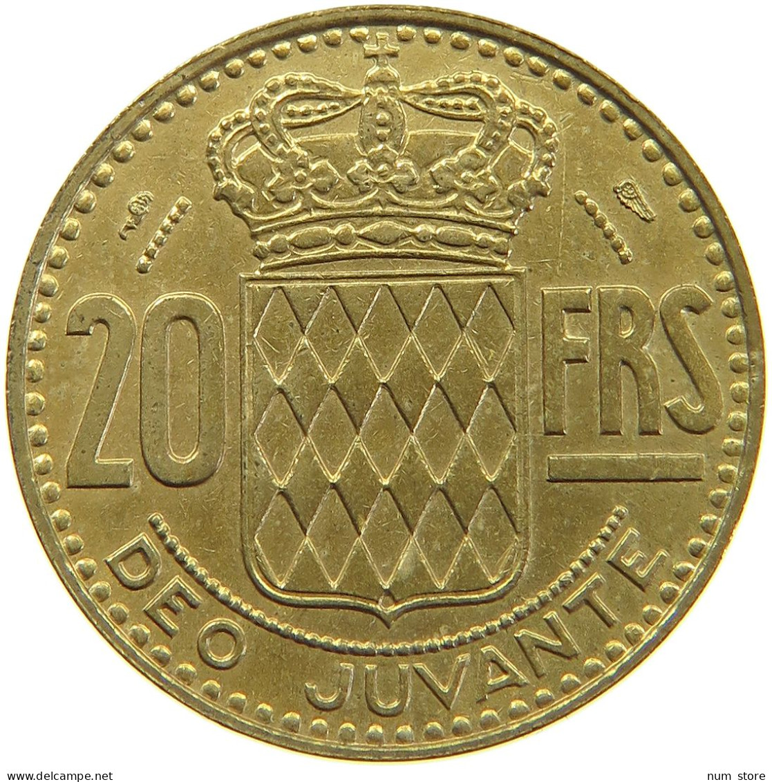 MONACO 20 FRANCS 1951 Rainier III. (1949-2005) #a094 0585 - 1949-1956 Oude Frank