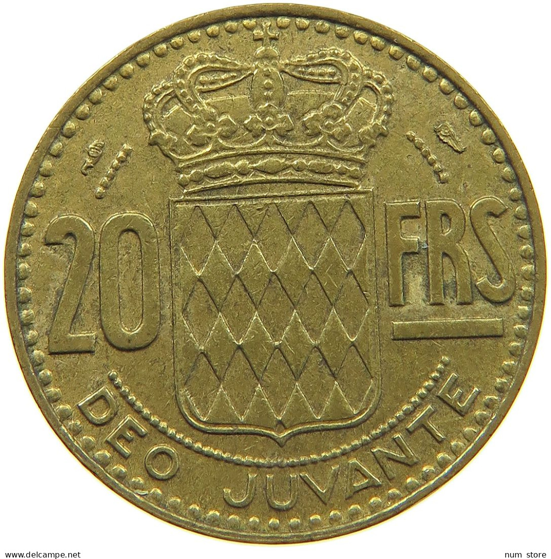 MONACO 20 FRANCS 1951 Rainier III. (1949-2005) #c006 0681 - 1949-1956 Alte Francs