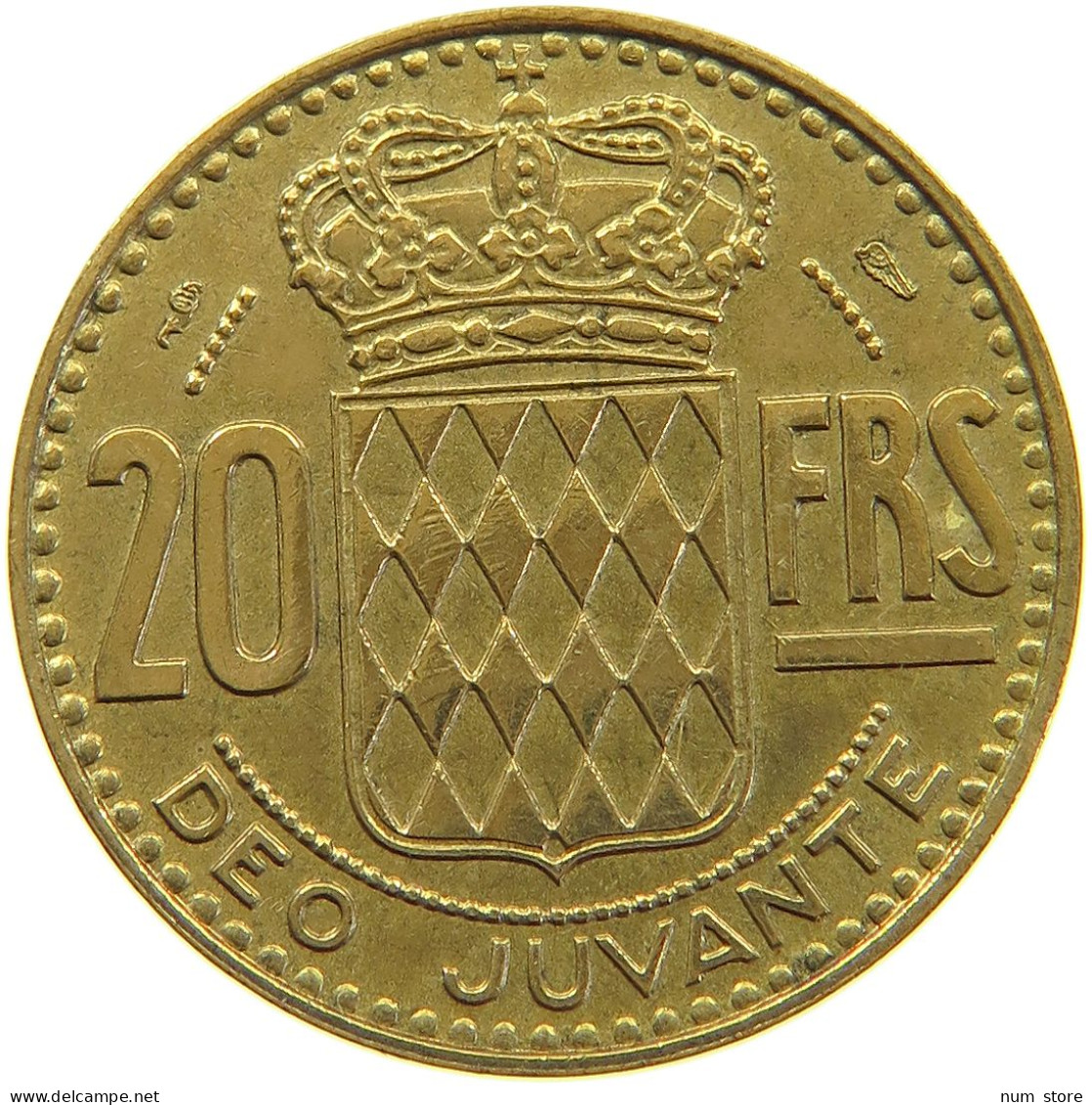 MONACO 20 FRANCS 1951 Rainier III. (1949-2005) #a094 0583 - 1949-1956 Francos Antiguos