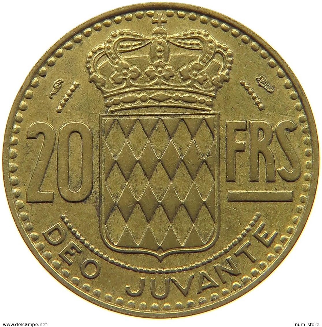 MONACO 20 FRANCS 1951 Rainier III. (1949-2005) #c011 0791 - 1949-1956 Alte Francs