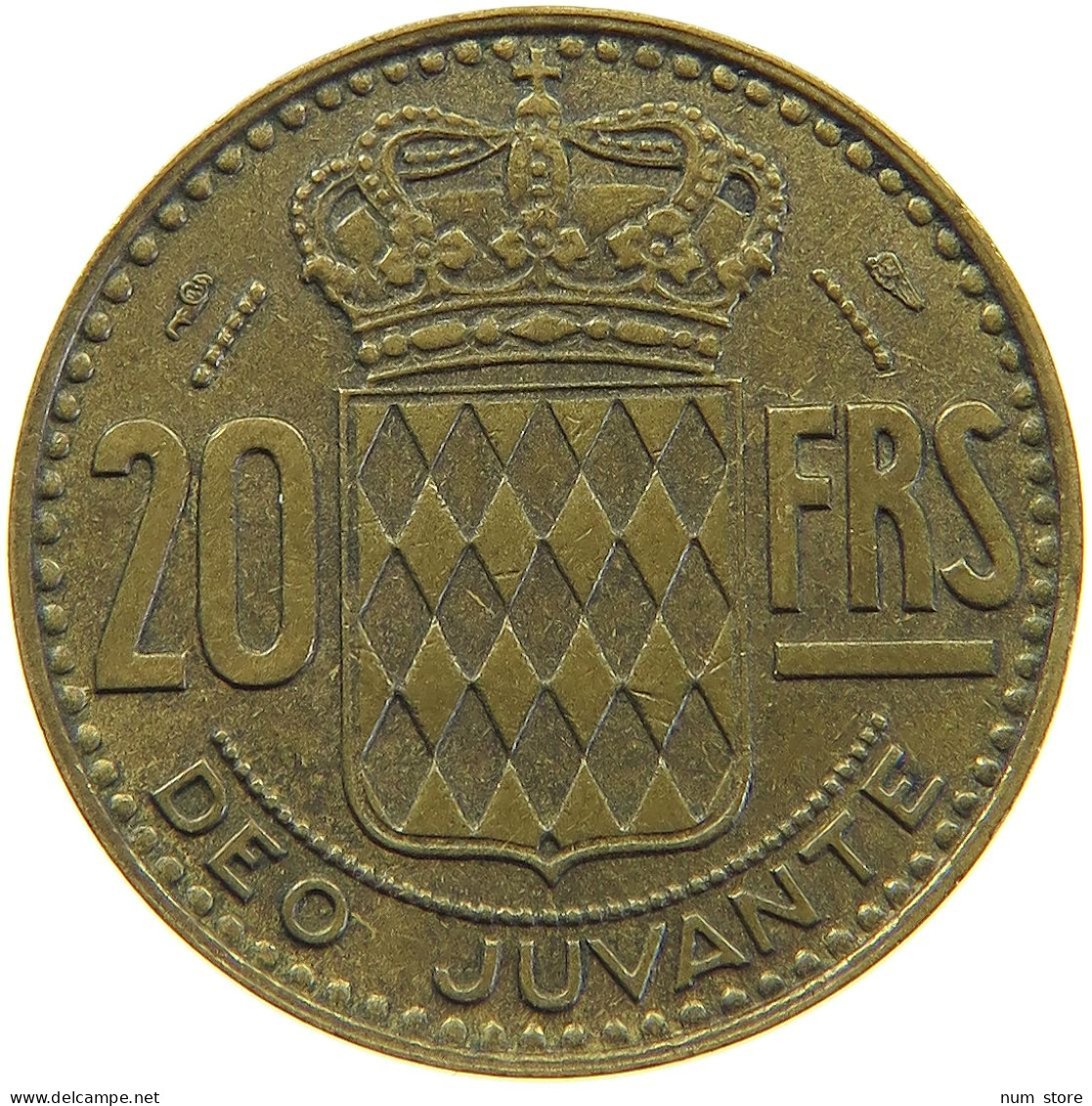 MONACO 20 FRANCS 1950 Rainier III. (1949-2005) #c067 0373 - 1949-1956 Old Francs