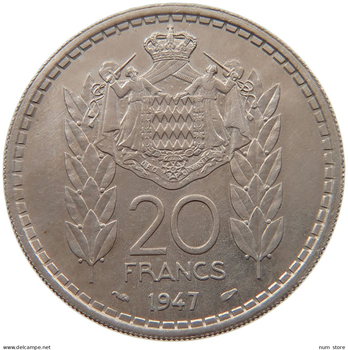 MONACO 20 FRANCS 1947 LOUIS II. (1922-1949) #c062 0301 - 1922-1949 Louis II