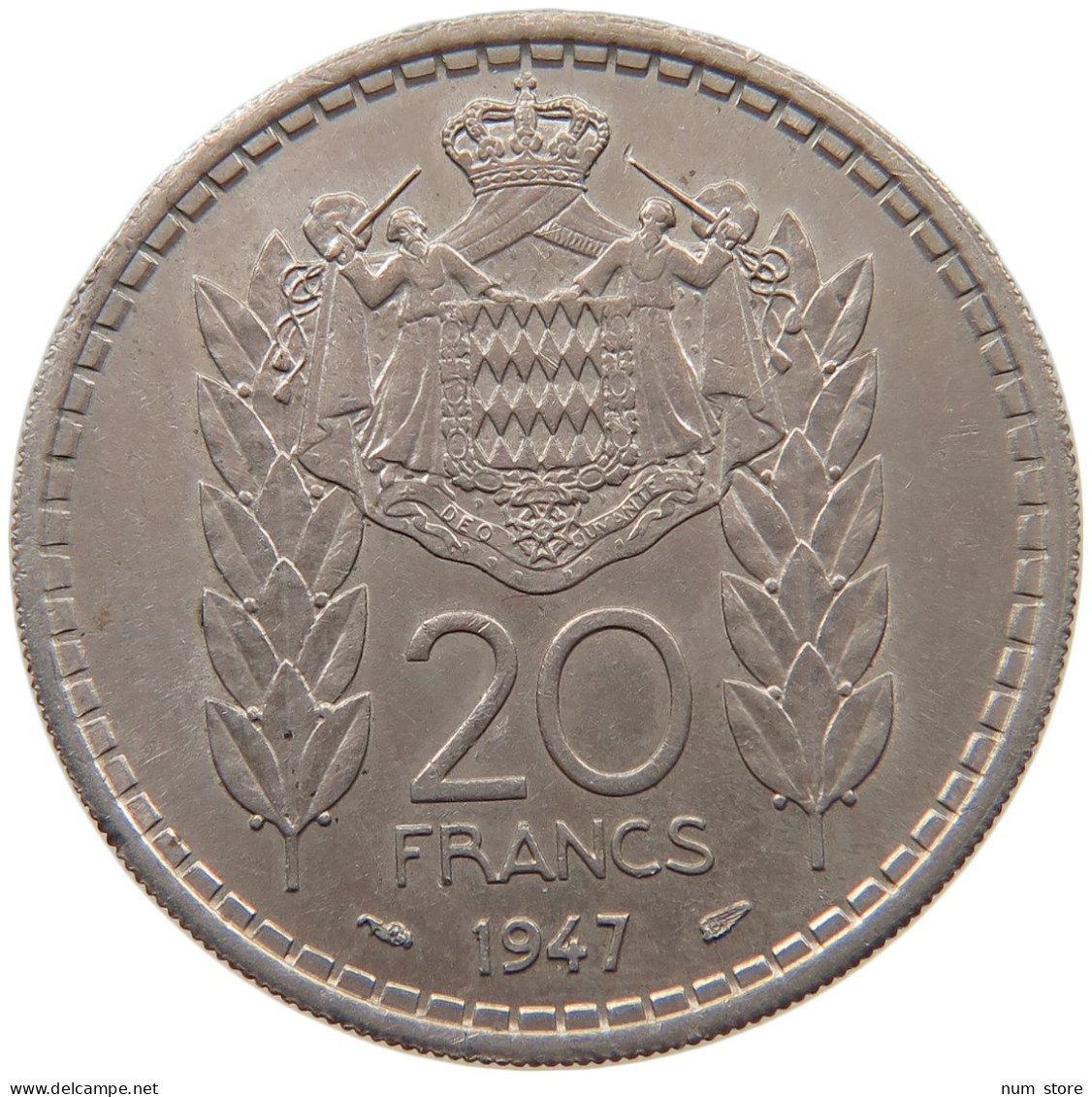 MONACO 20 FRANCS 1947 LOUIS II. (1922-1949) #c015 0007 - 1922-1949 Louis II.