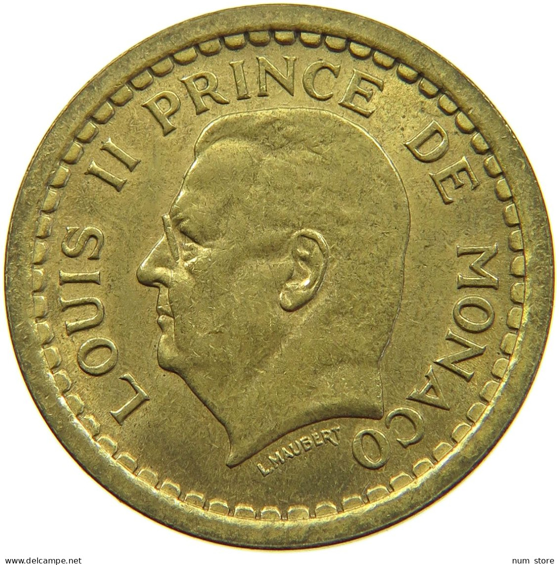 MONACO 2 FRANCS 1945 LOUIS II. (1922-1949) #a080 0887 - 1922-1949 Louis II