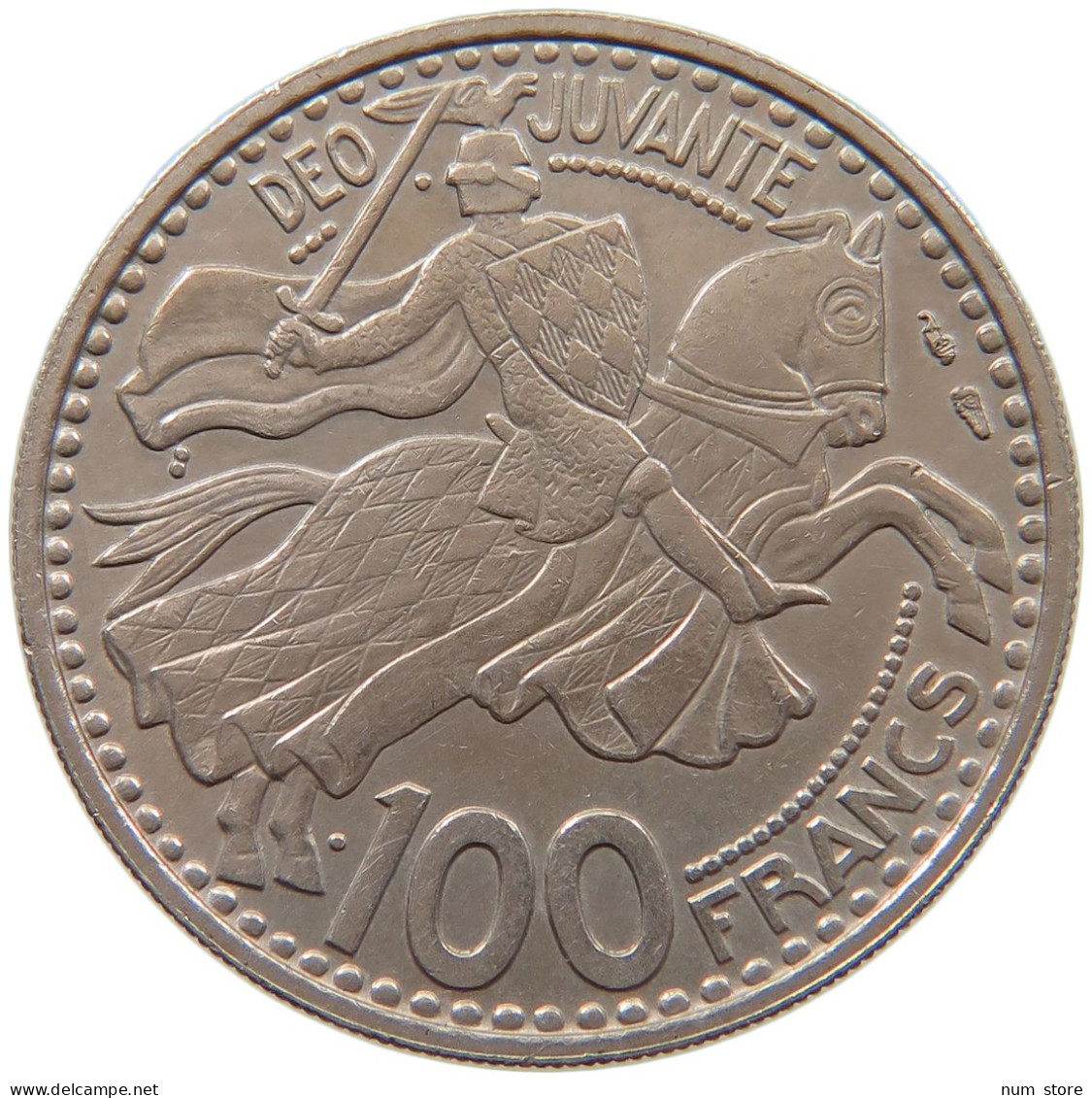 MONACO 100 FRANCS 1950 Rainier III. (1949-2005) #a060 0595 - 1960-2001 Nouveaux Francs