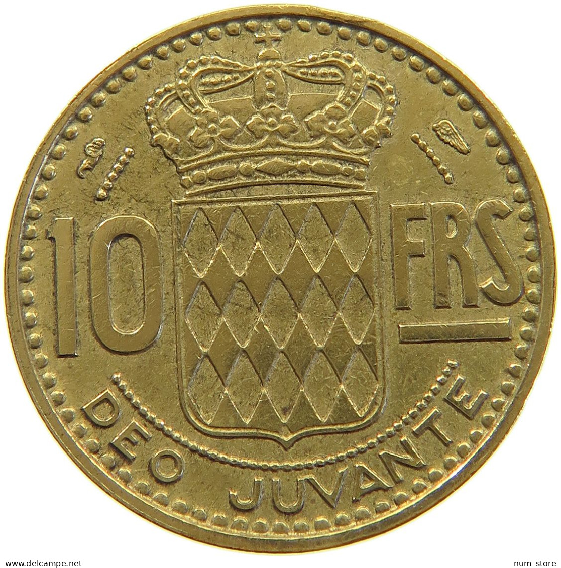 MONACO 10 FRANCS 1951  #a064 0673 - 1949-1956 Anciens Francs