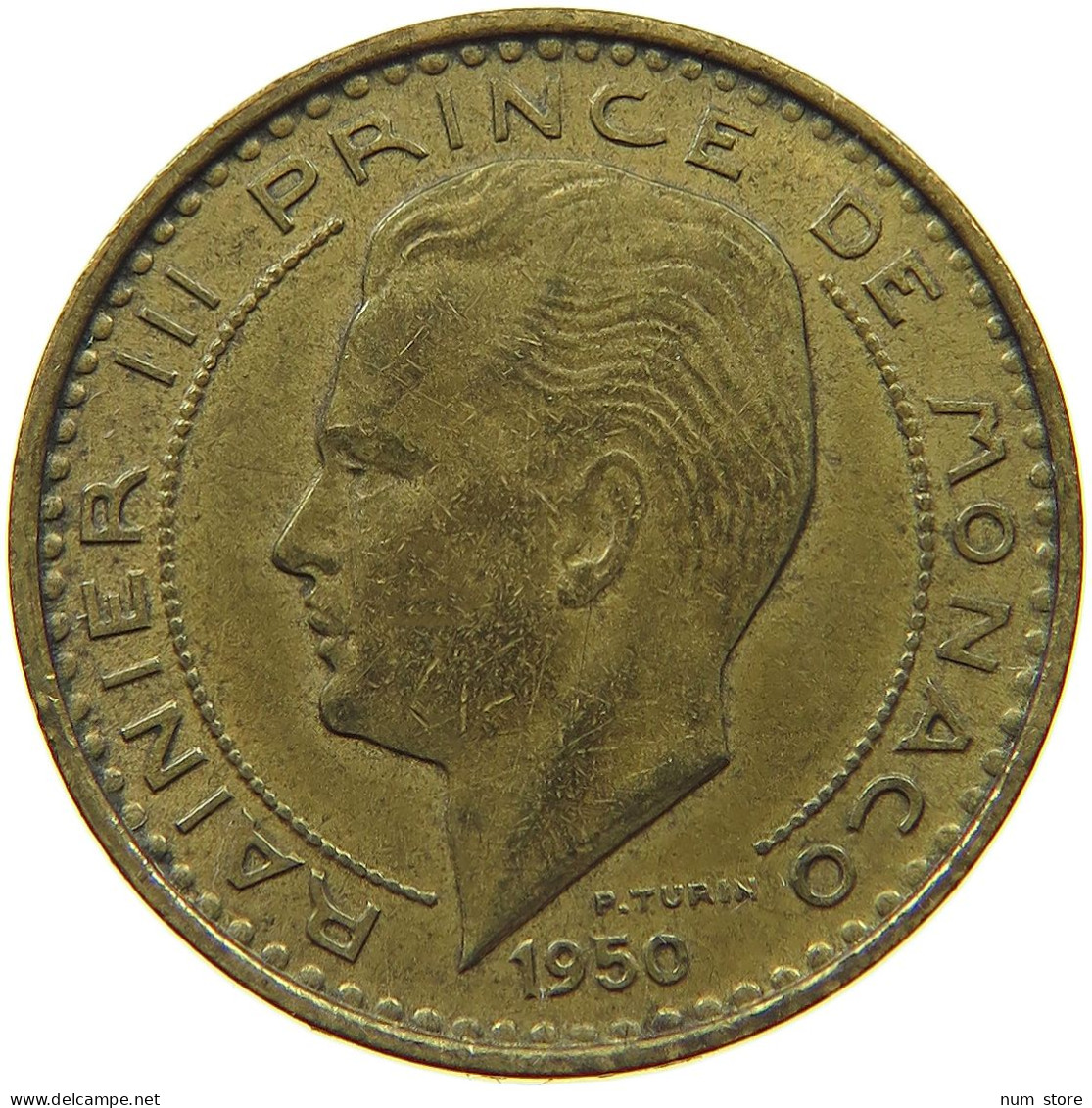 MONACO 10 FRANCS 1950  #s073 0795 - 1949-1956 Francos Antiguos