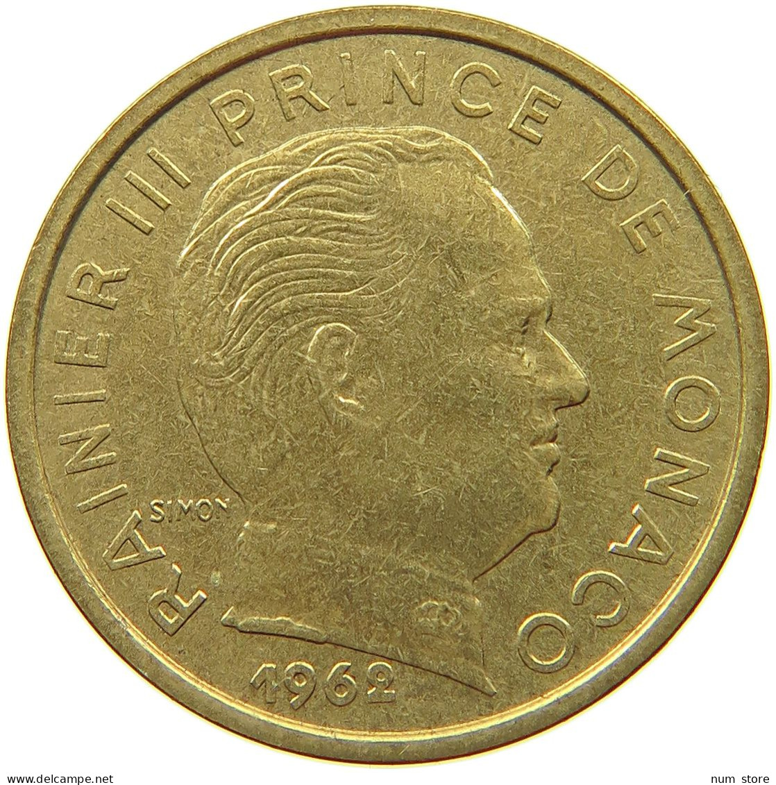 MONACO 10 CENTIMES 1962  #s073 0803 - 1960-2001 Nouveaux Francs