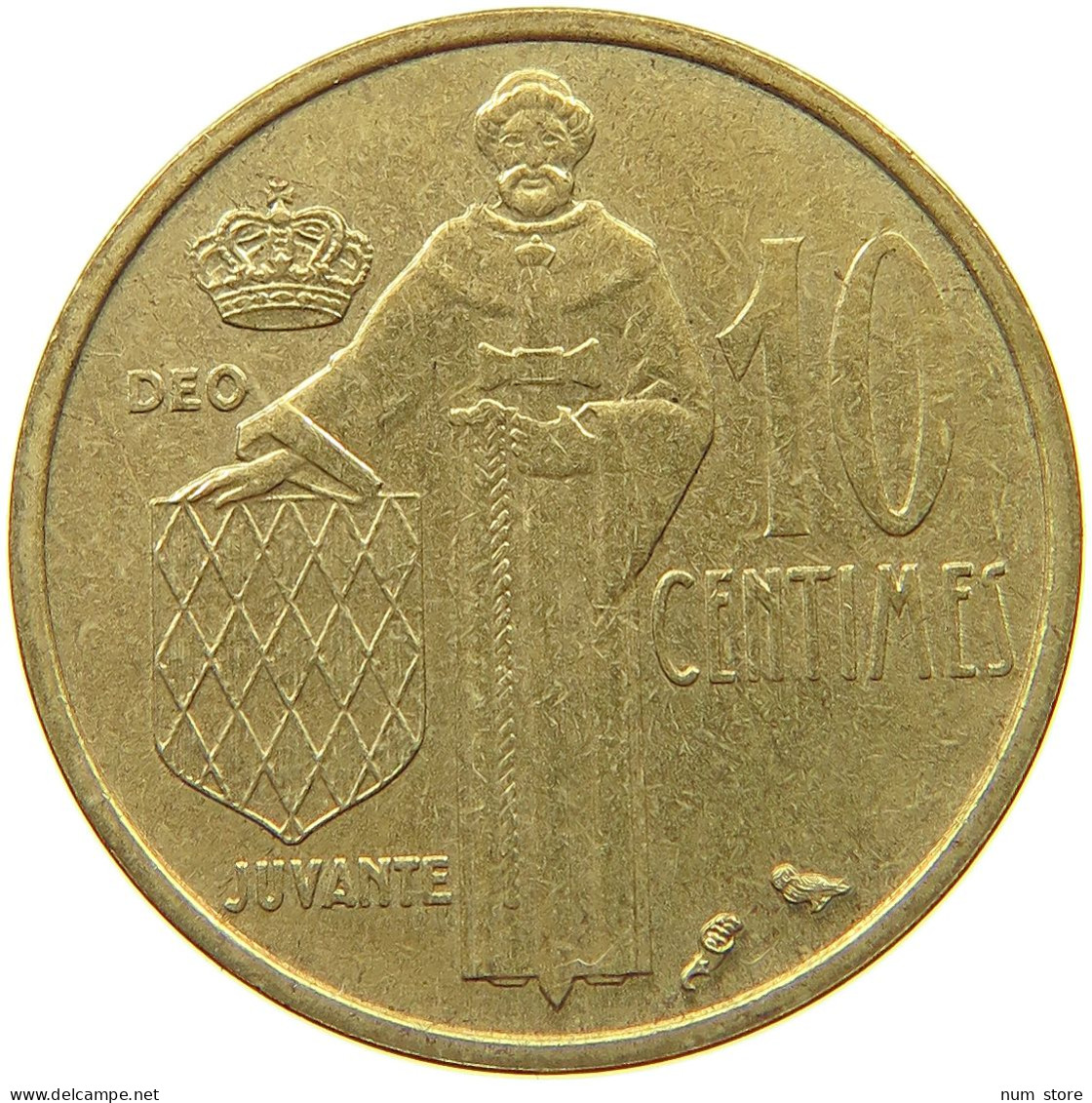 MONACO 10 CENTIMES 1962  #s073 0803 - 1960-2001 Nouveaux Francs