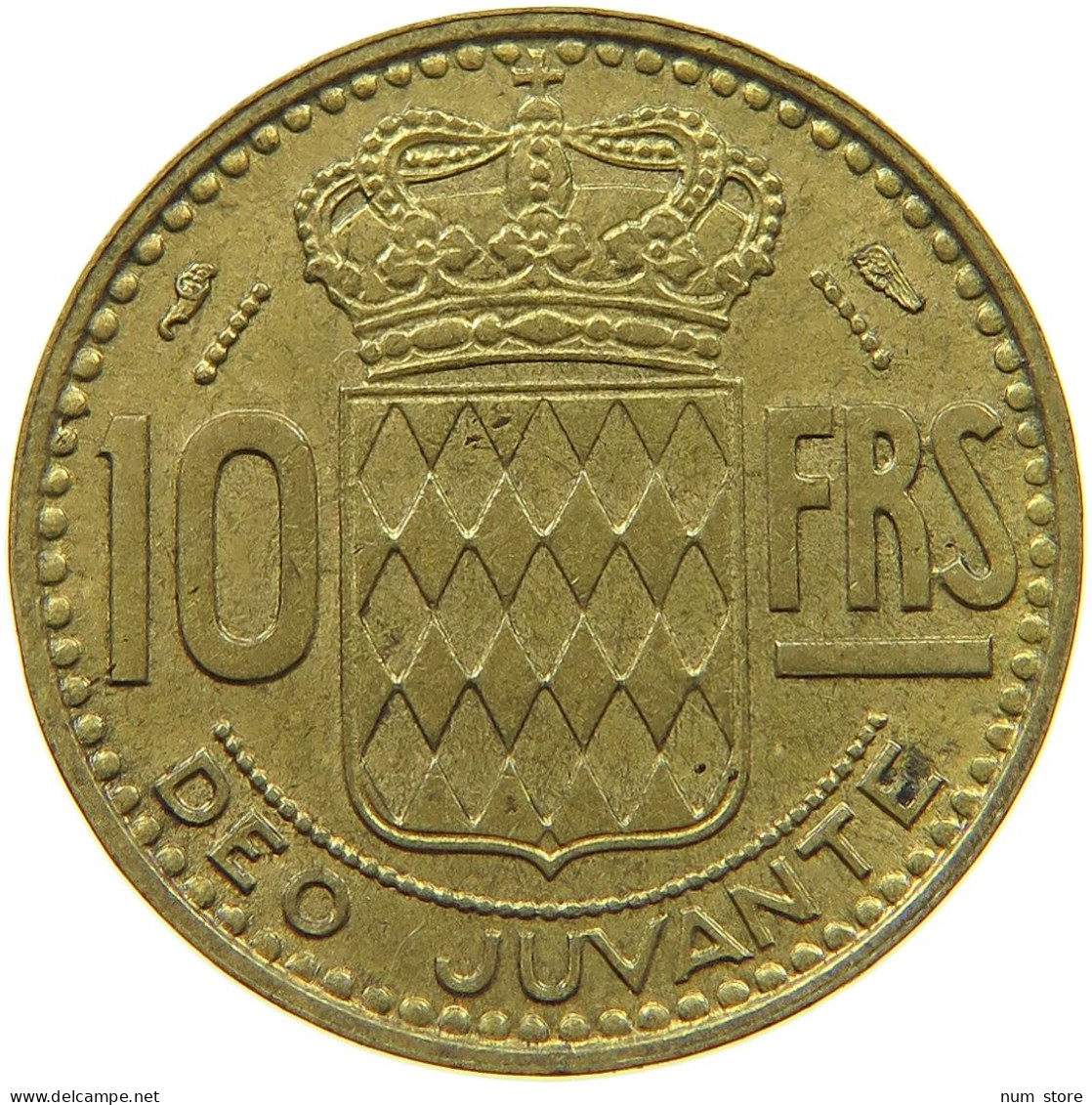 MONACO 10 FRANCS 1951  #a021 0245 - 1949-1956 Oude Frank