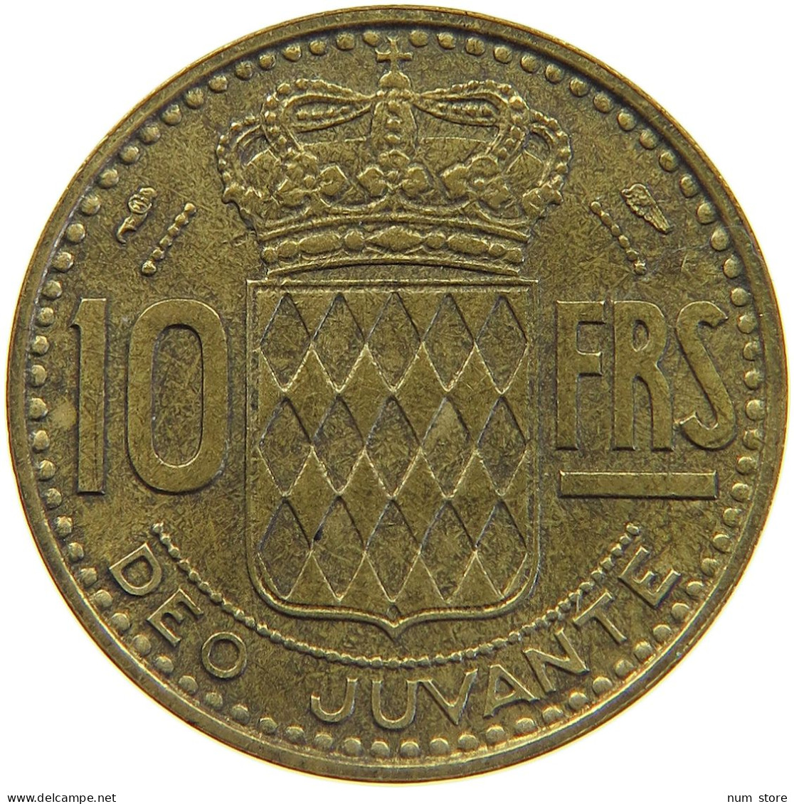 MONACO 10 FRANCS 1950  #c019 0639 - 1949-1956 Anciens Francs